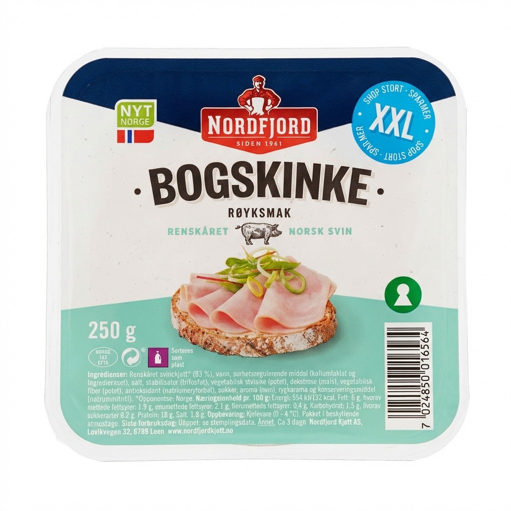 Bogskinke Røyk 250g Nordfjord
