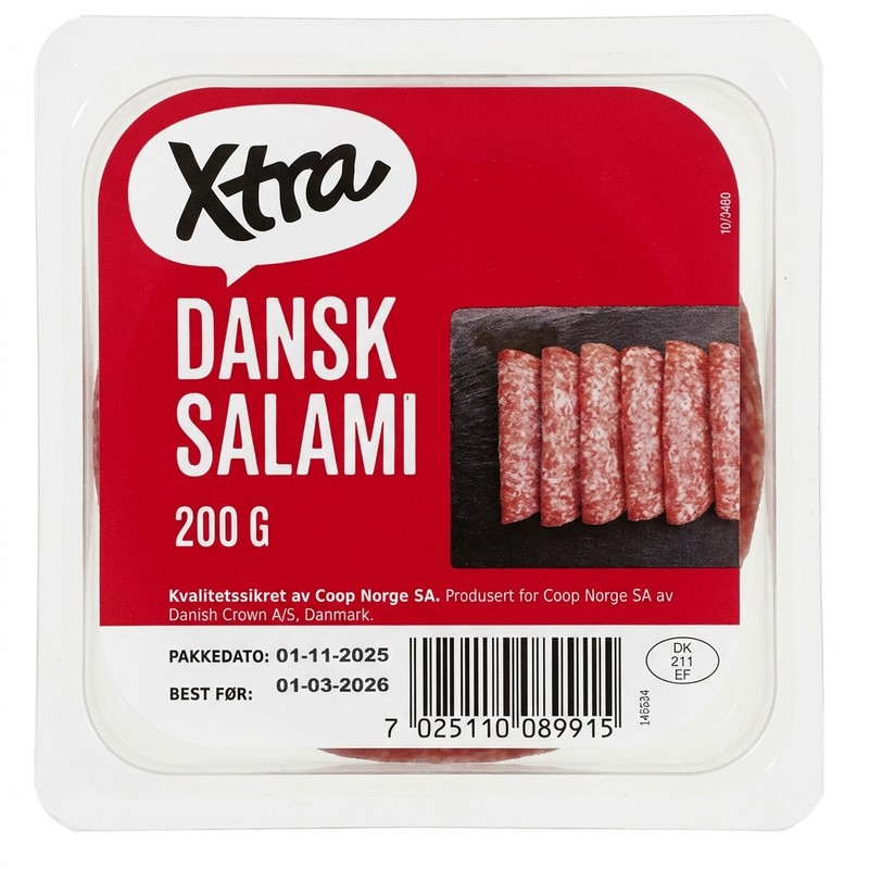 Dansk Salami 200g Xtra