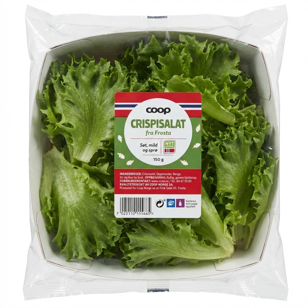 Crispisalat fra Frosta 150g Coop