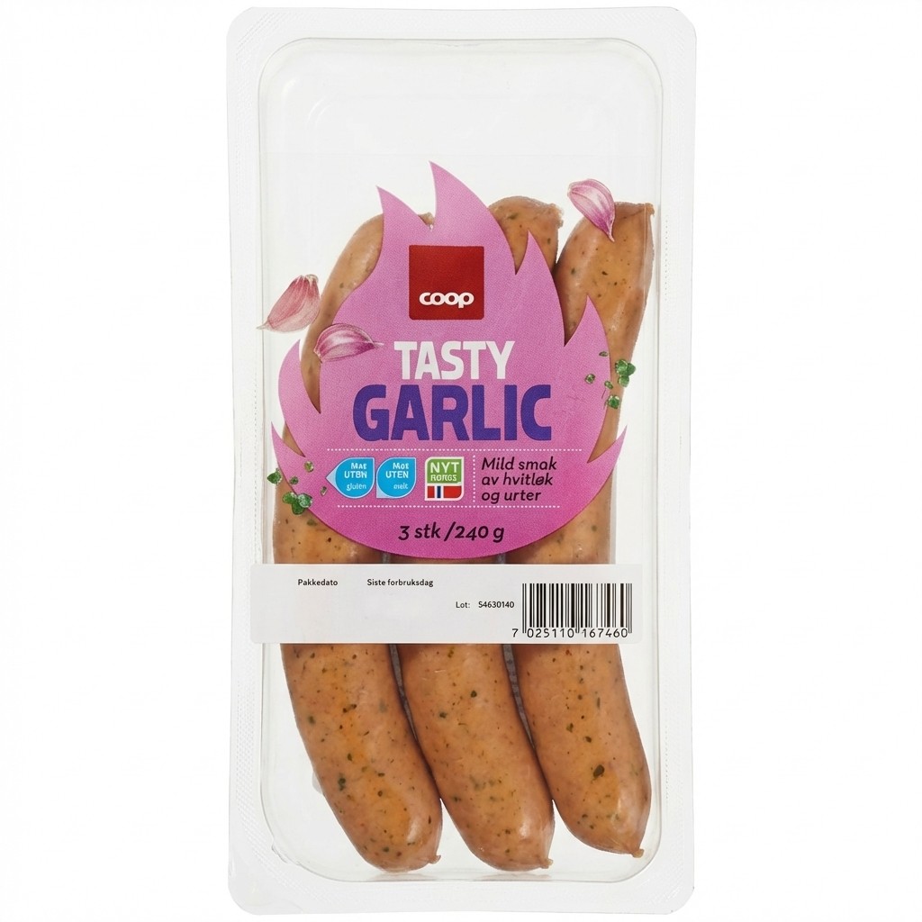 Tasty Garlic 240g Coop