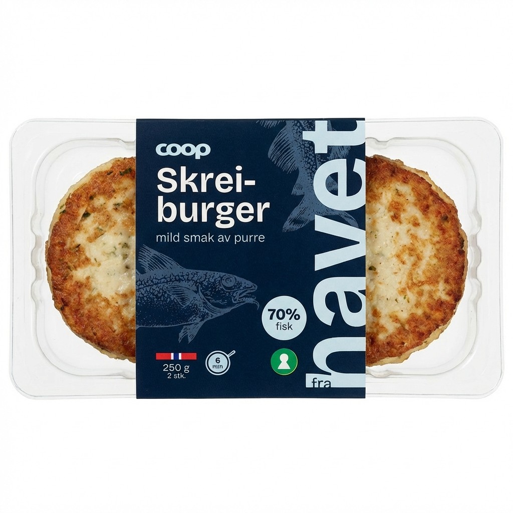 Skreiburger 250g Coop