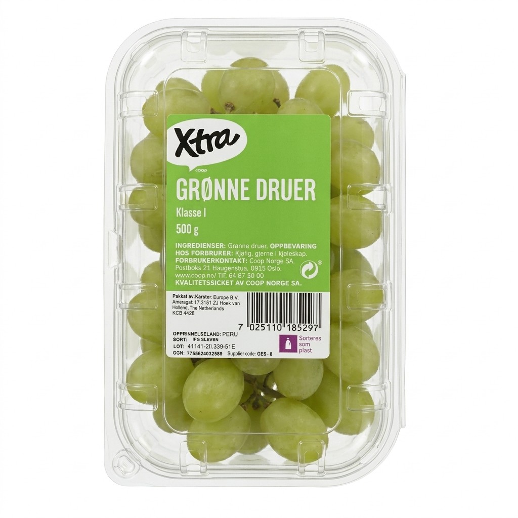 Grønne druer 500g Xtra