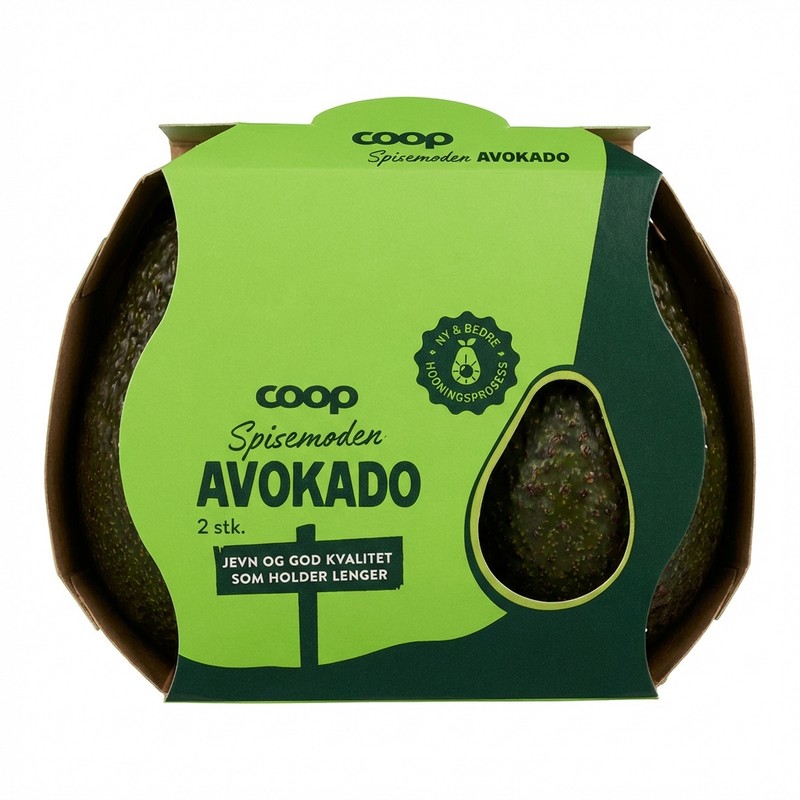 Spisemoden Avokado 2stk Coop