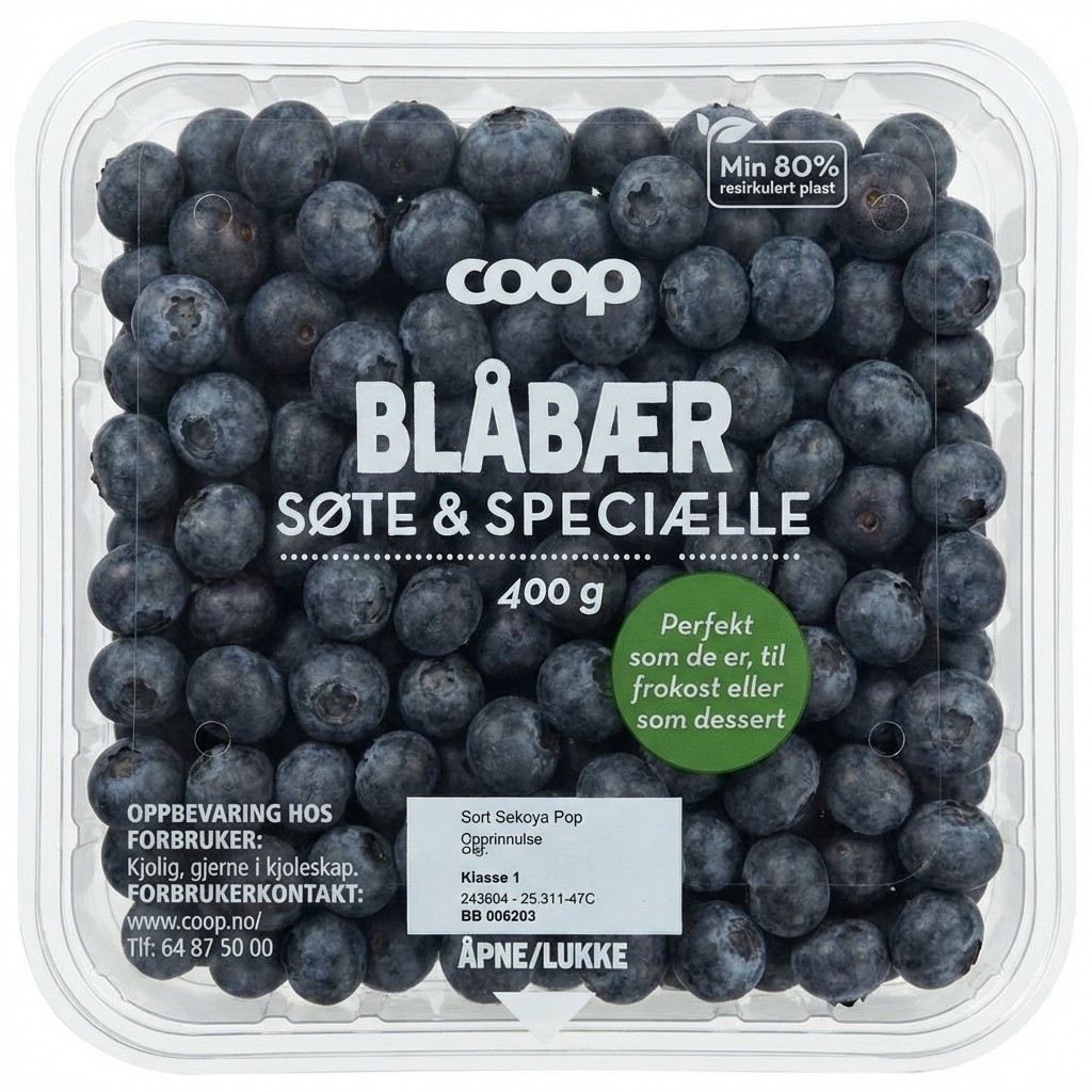 Blåbær 400g Coop