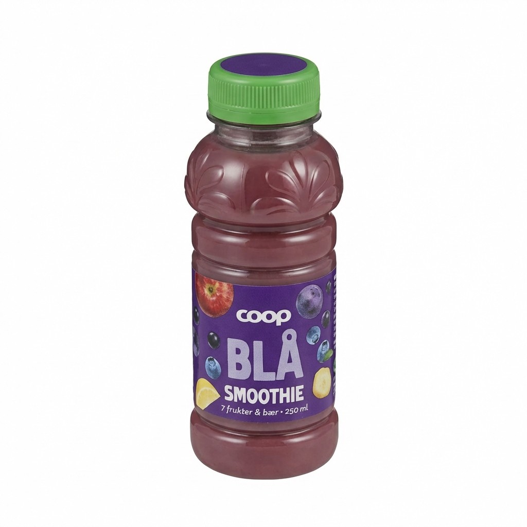 Blå Smoothie 250ml Coop