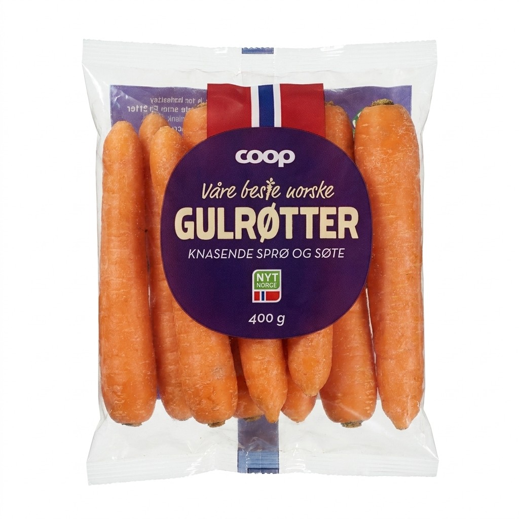 Gulrøtter 400g Coop