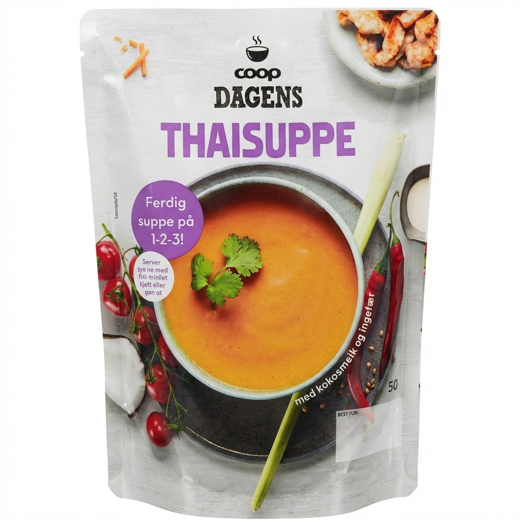 Thaisuppe 1kg Coop Dagens