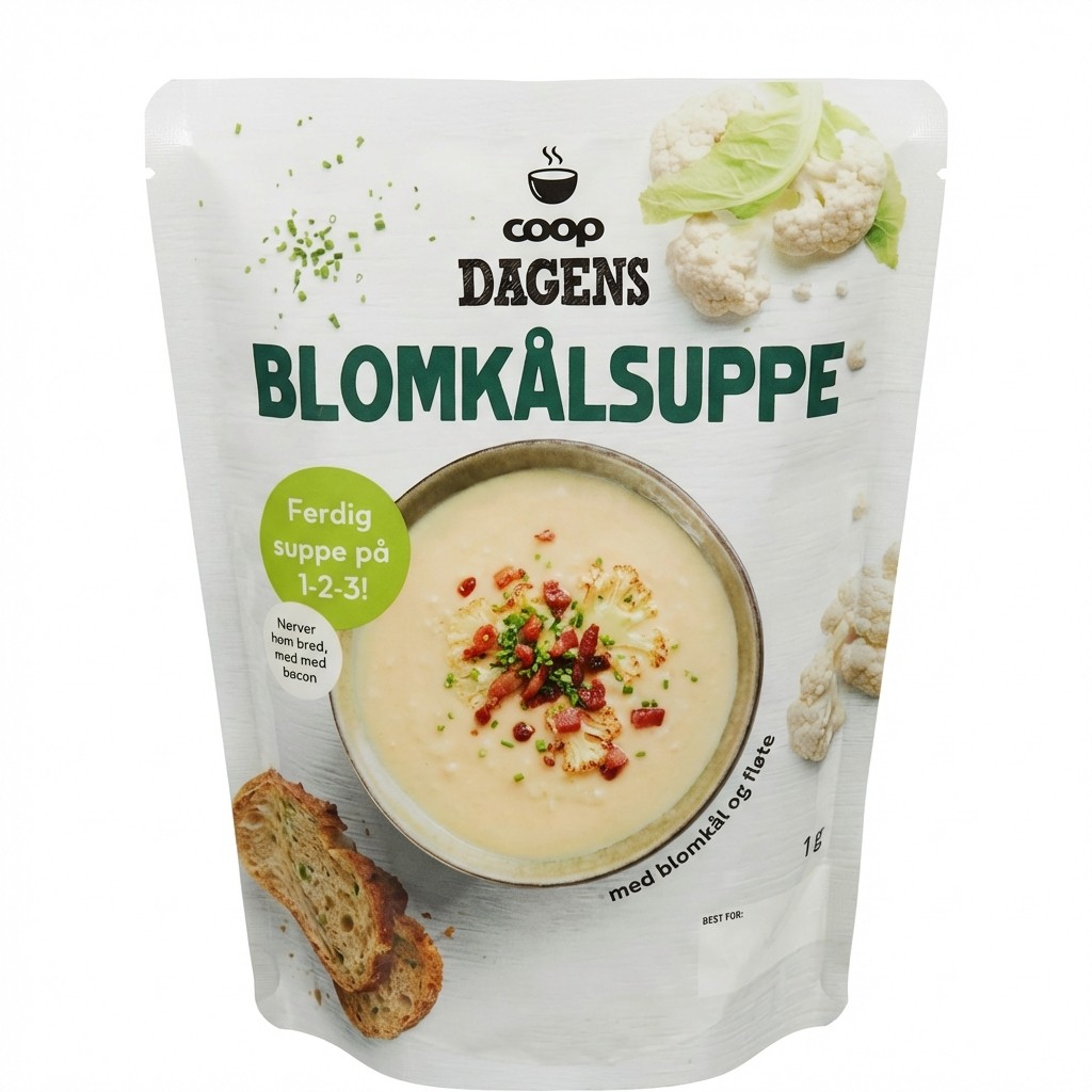 Blomkålsuppe 1kg Coop Dagens