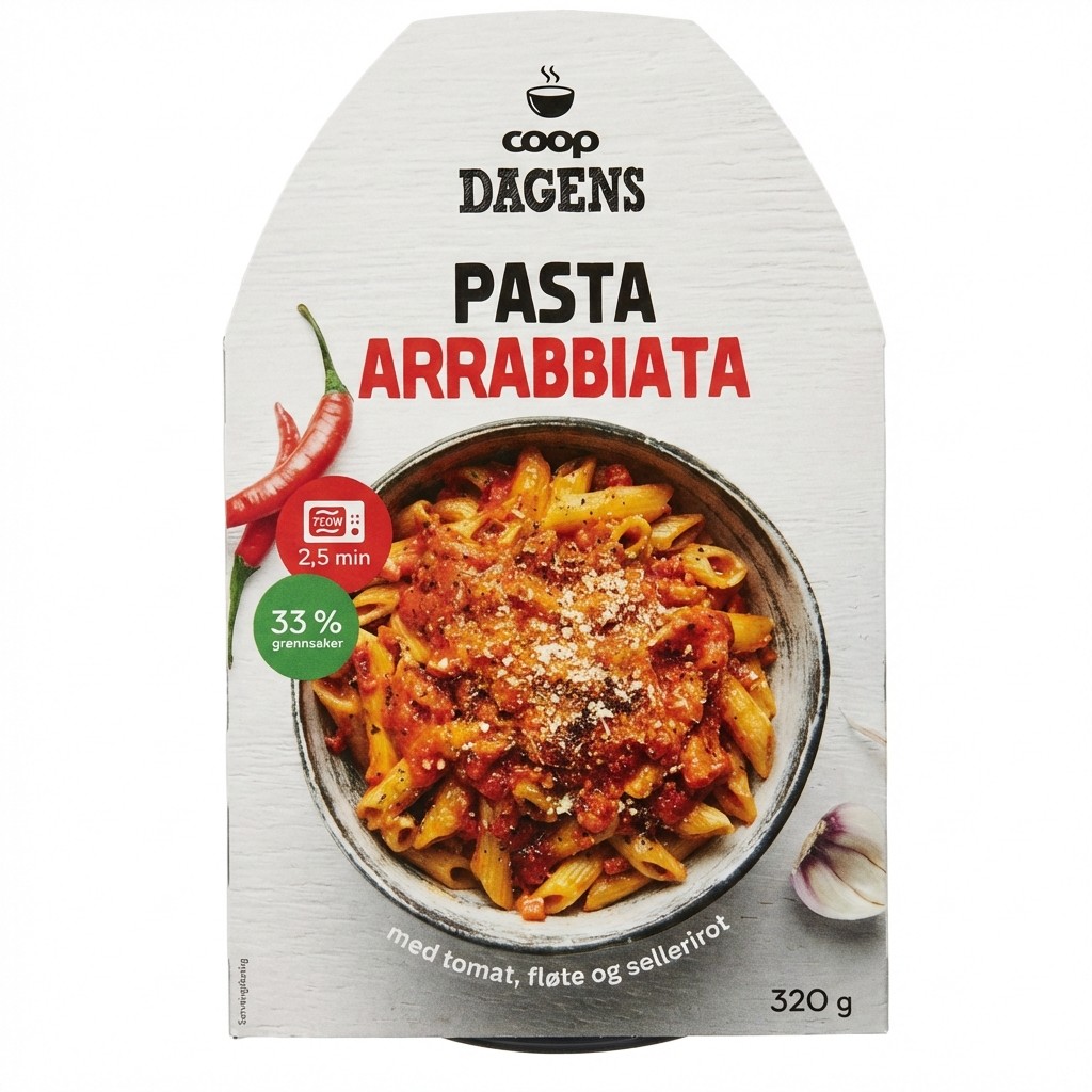 Pasta Arrabbiata 320g Coop Dagens