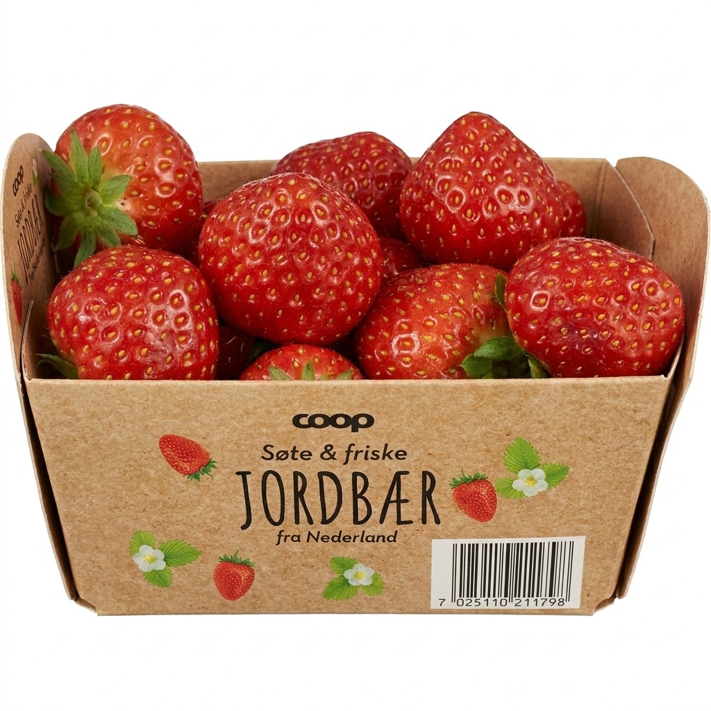 Søte & friske Jordbær 500g Coop