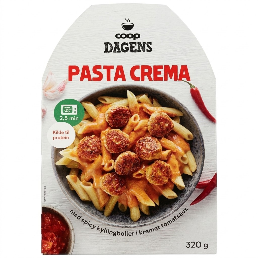 Pasta Crema 320g Coop Dagens