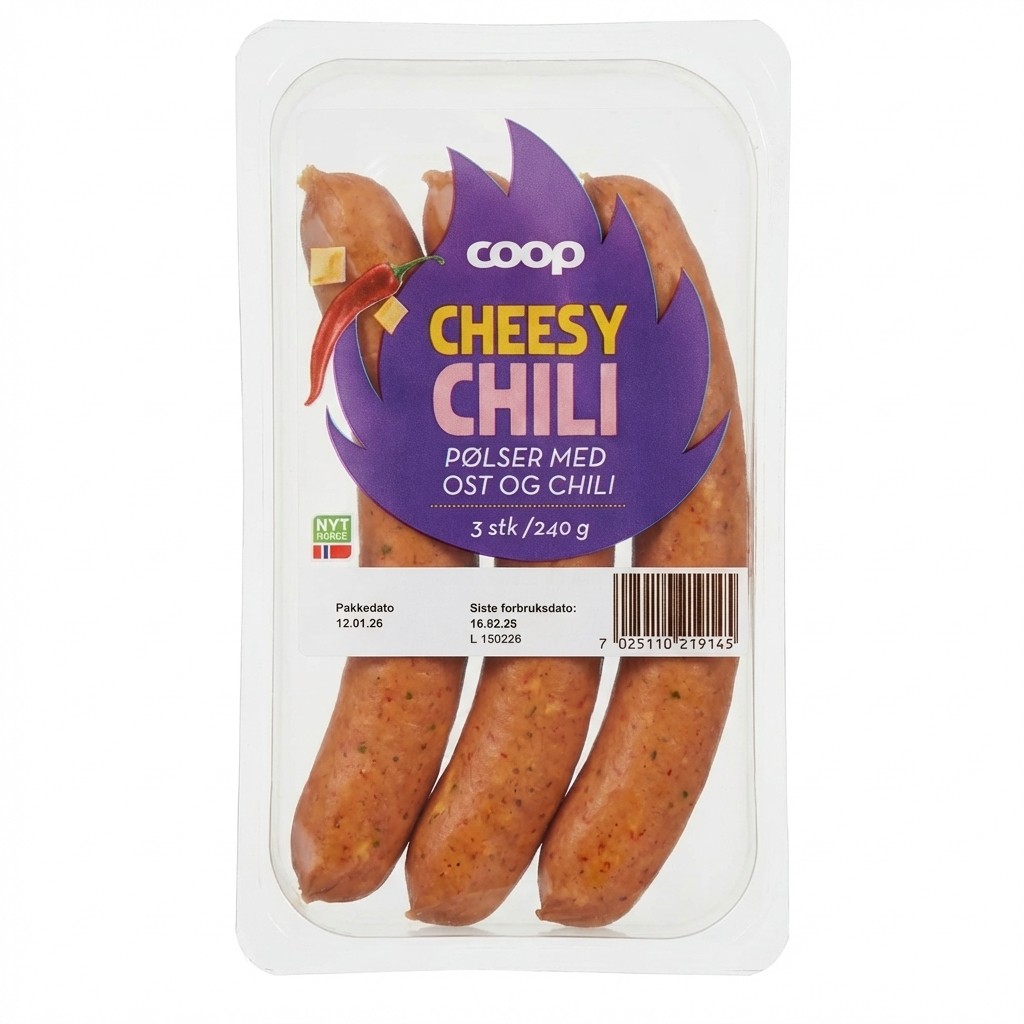 Cheesy Chili 240g Coop
