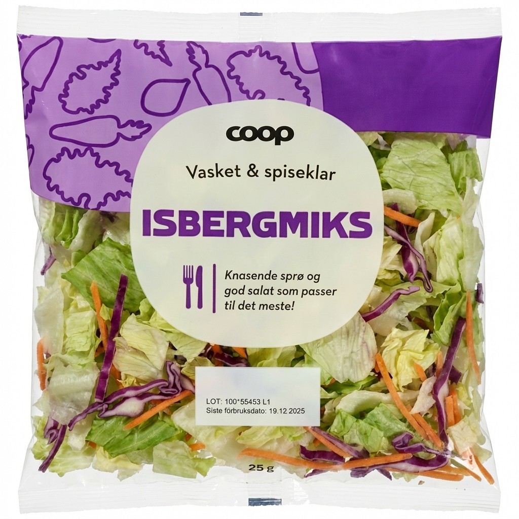 Isbergmiks 250g Coop