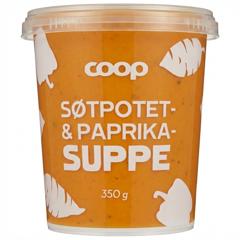 Søtpotet- & Paprikasuppe 350g Coop