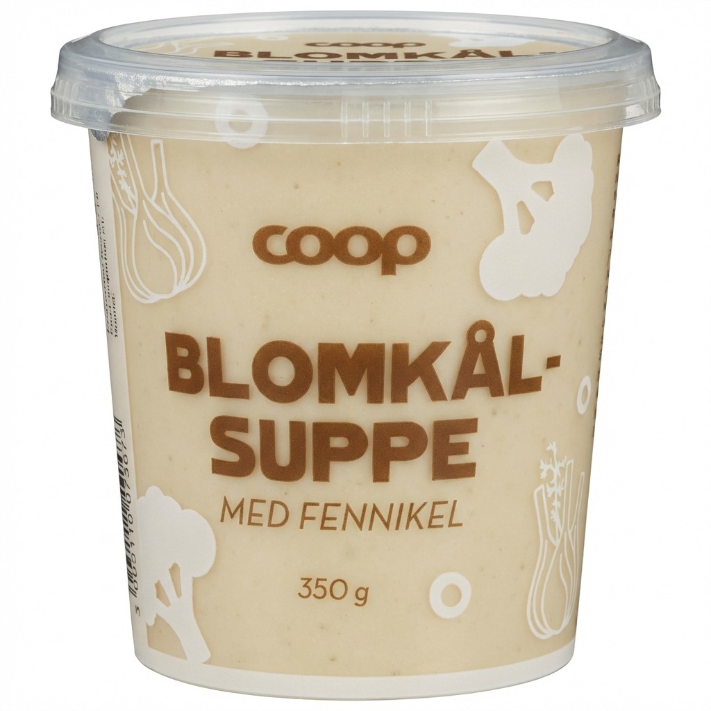 Blomkålsuppe med fennikel 350g Coop