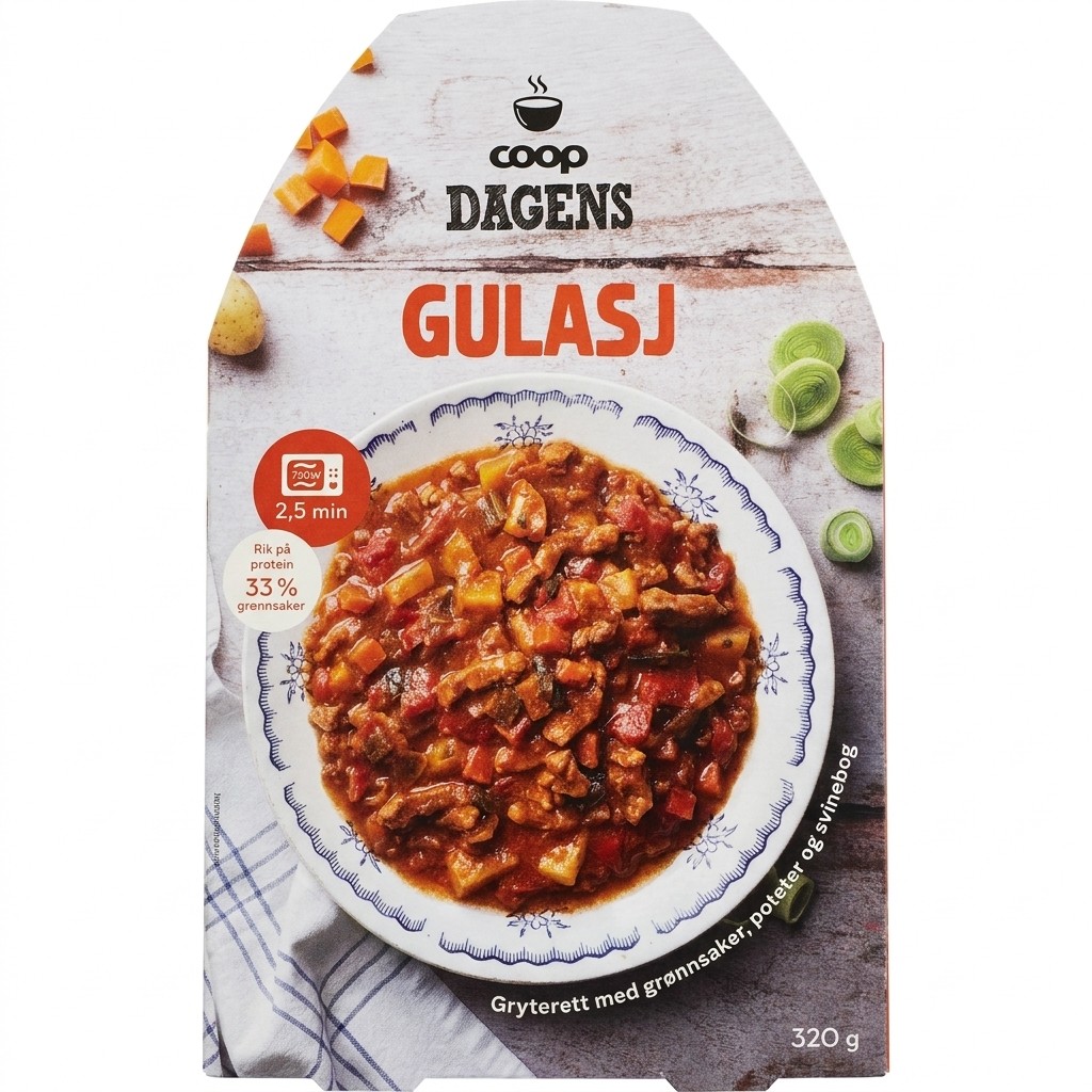 Gulasj 320g Coop Dagens