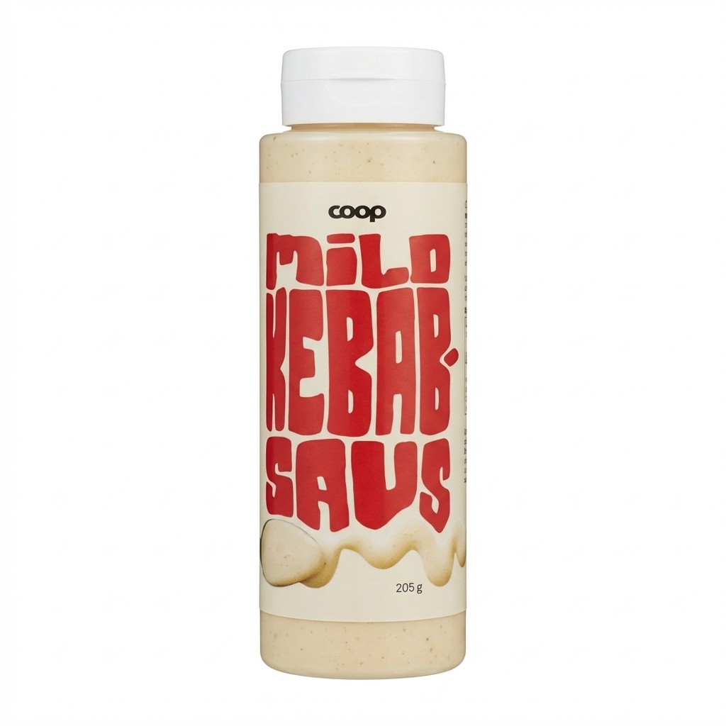 Mild Kebabsaus 205g Coop