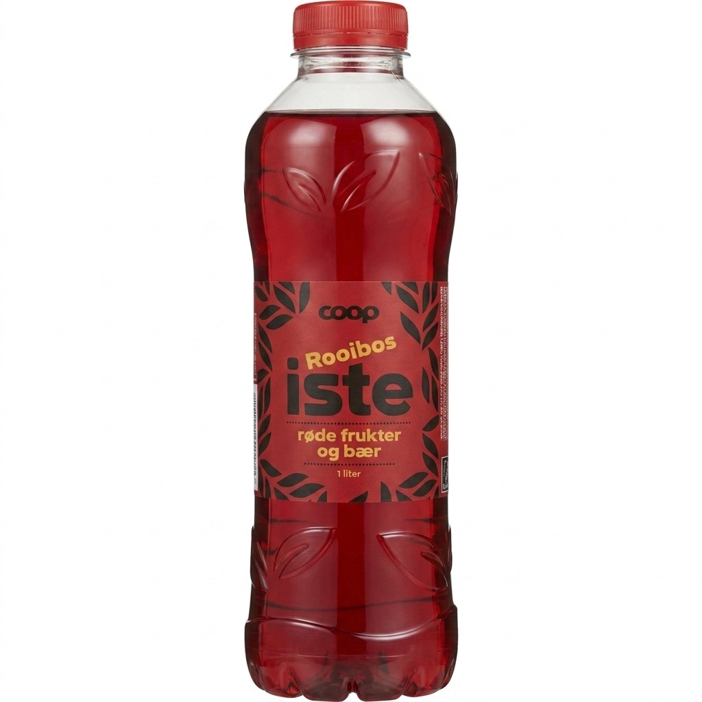 Rooibos iste røde frukter og bær 1l Coop