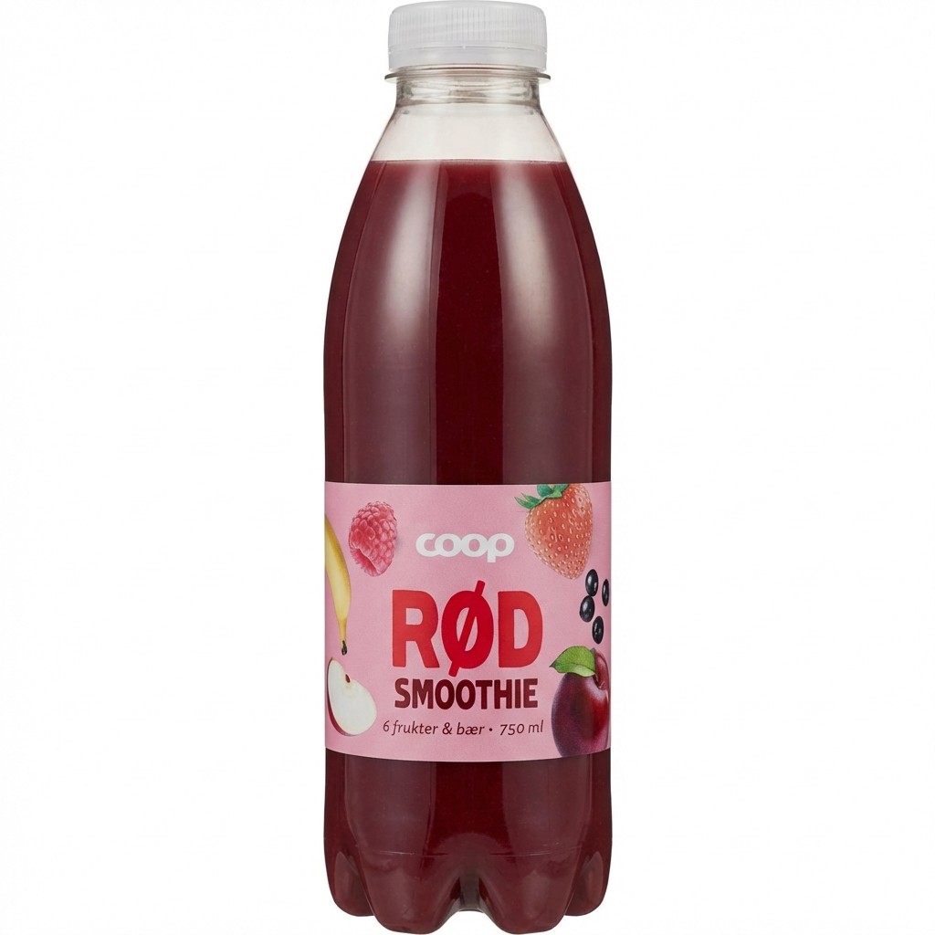 Rød Smoothie 750ml Coop