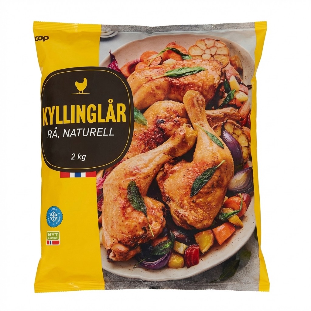 Kyllinglår Rå Naturell 2kg Coop