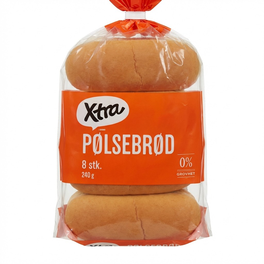 Pølsebrød 240g Xtra