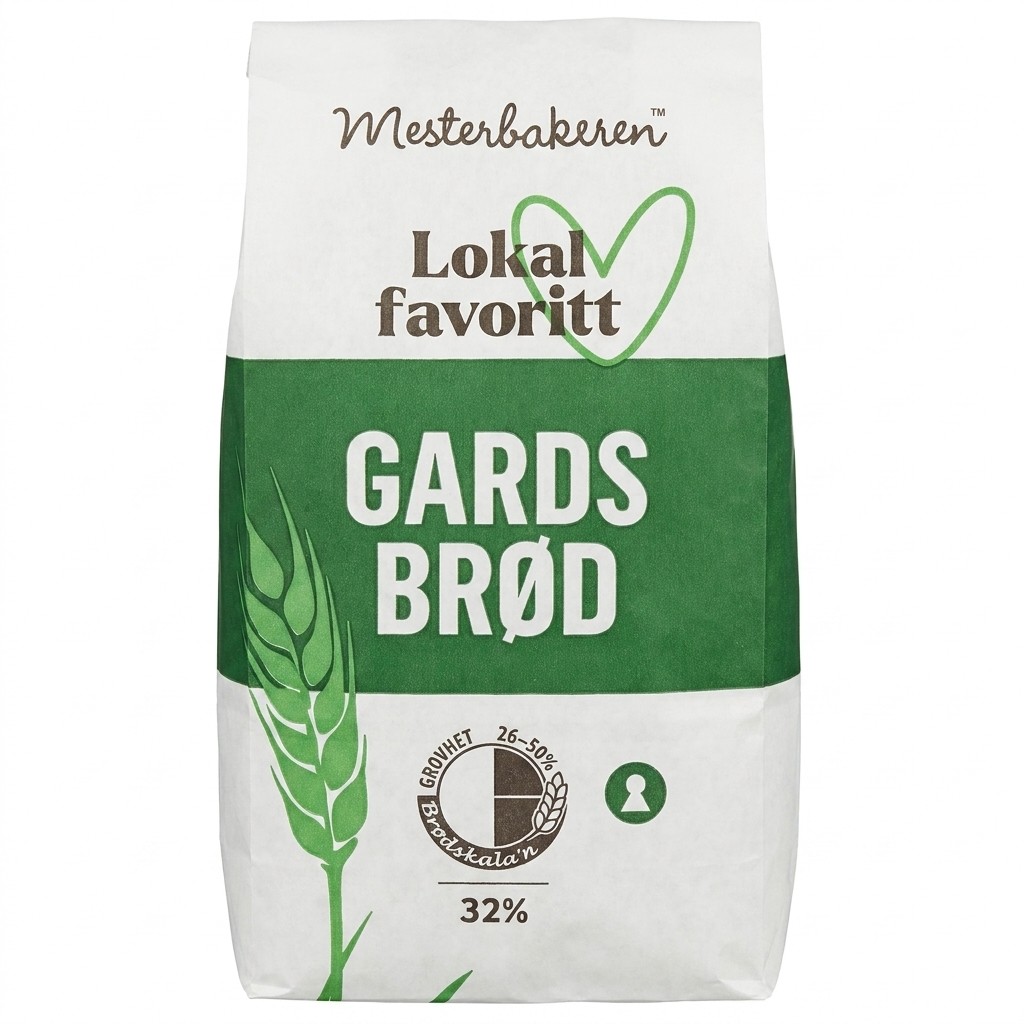 Gardsbrød 750g Mesterbakeren