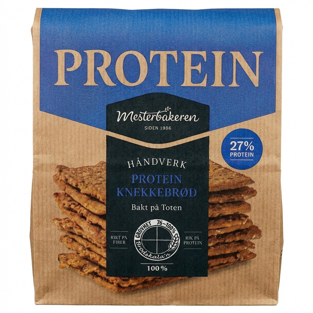 Protein Knekkebrød 150g Mesterbakeren