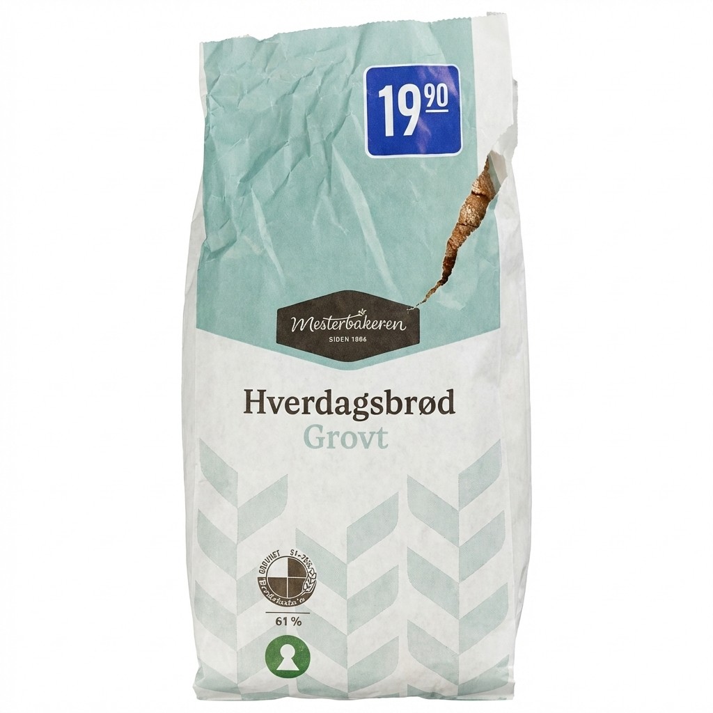 Hverdagsbrød Grovt 720g Mesterbakeren