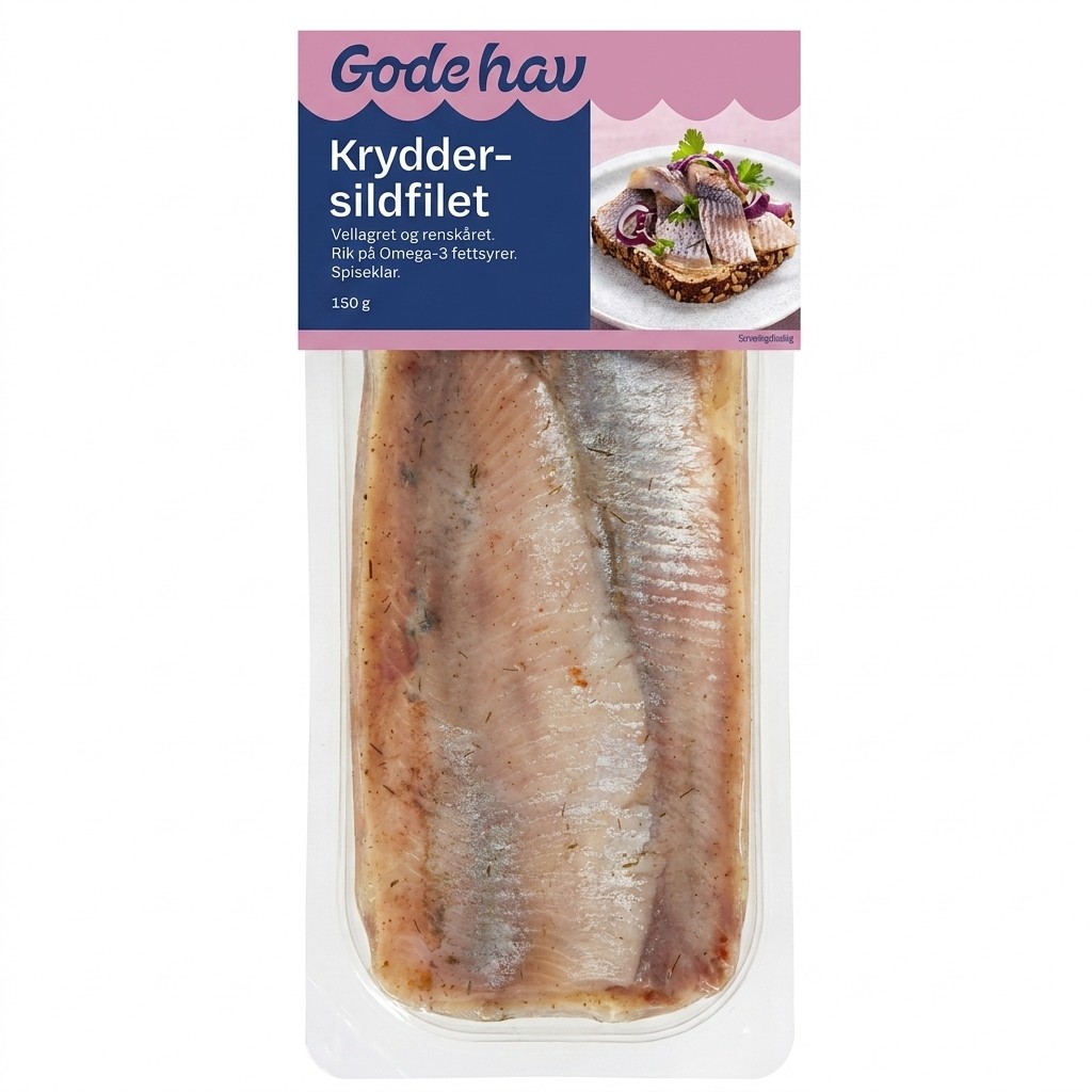 Kryddersildfilet 150g Gode hav