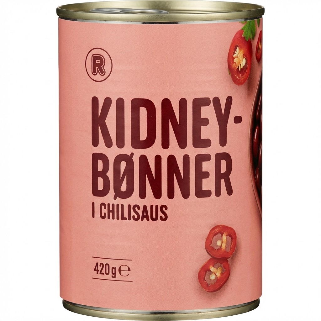 Kidneybønner i chilisaus 420g R