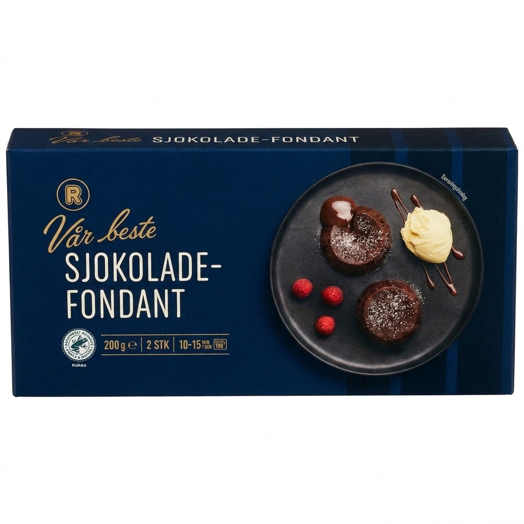 Sjokoladefondant 200g R