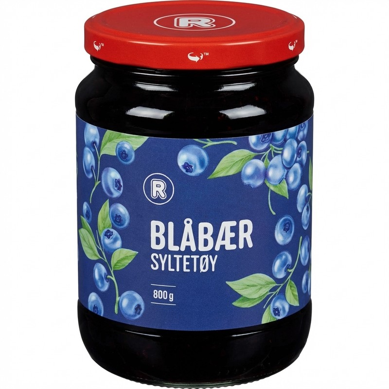 Blåbærsyltetøy 800g R