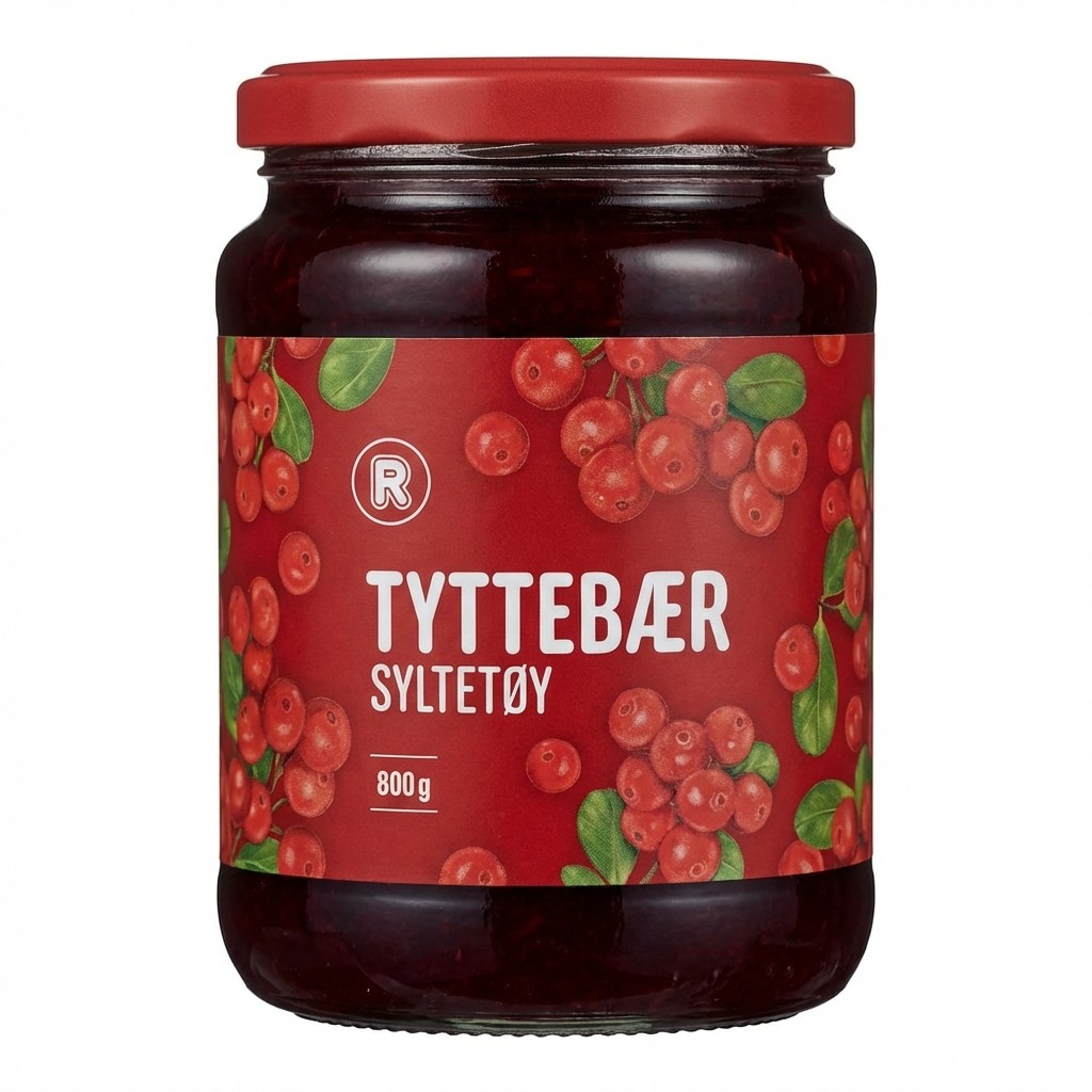 Tyttebærsyltetøy 800g R