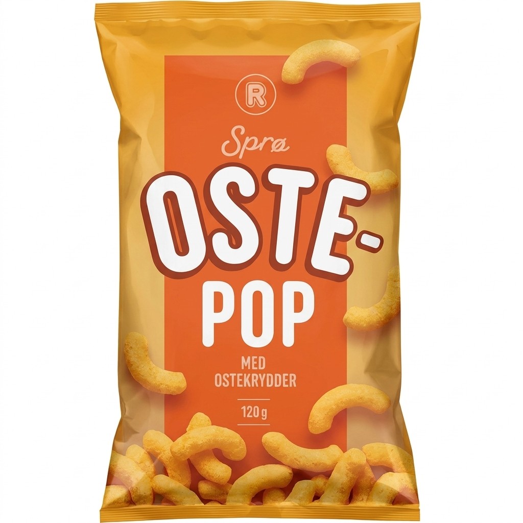 Sprø Ostepop 120g R