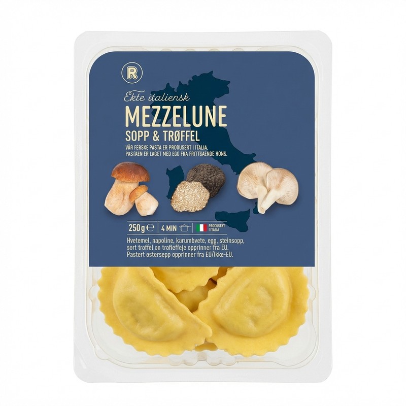 Mezzelune Sopp & Trøffel 250g R