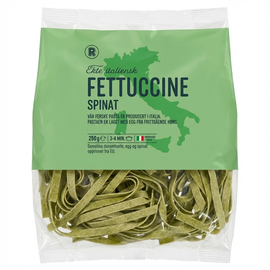 Fettuccine Spinat 250g R