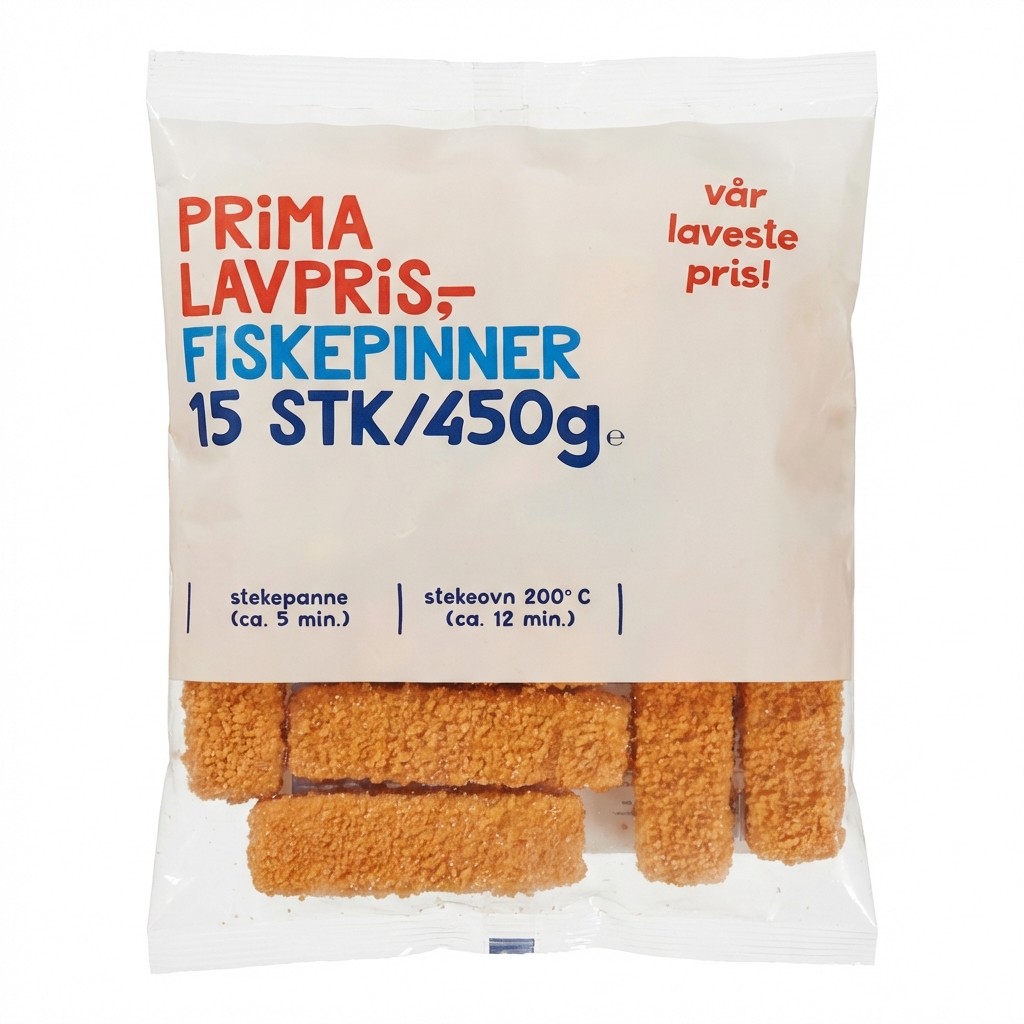 Fiskepinner 450g Prima