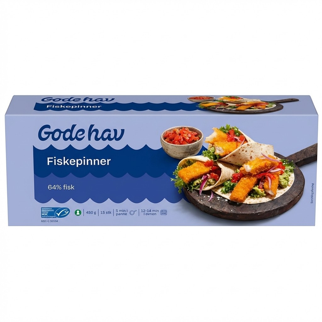 Fiskepinner 450g Gode hav