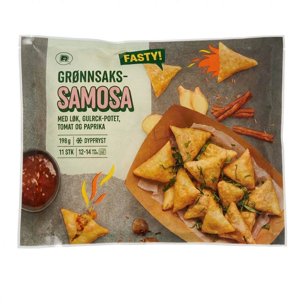 Grønnsaks Samosa 198g Rema 1000