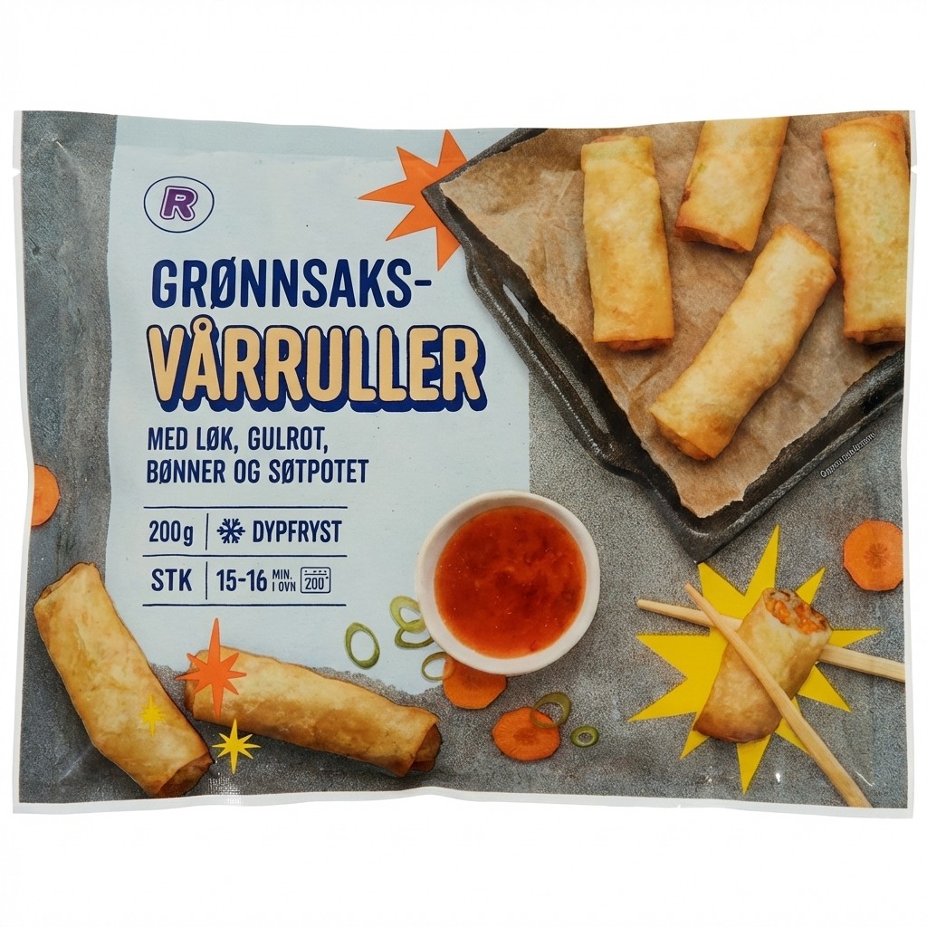 Grønnsaksvårruller 200g Rema 1000