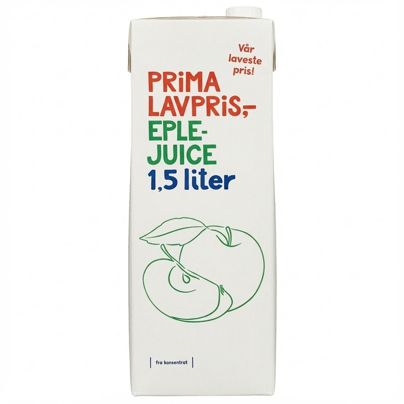 Eplejuice 1.5l Prima Lavpris