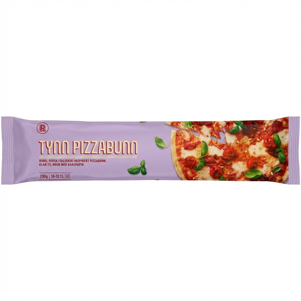 Tynn pizzabunn 230g R