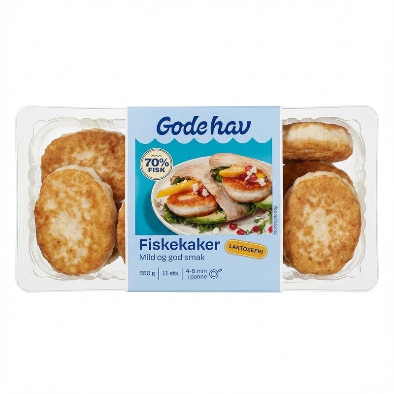 Fiskekaker 550g Gode Hav