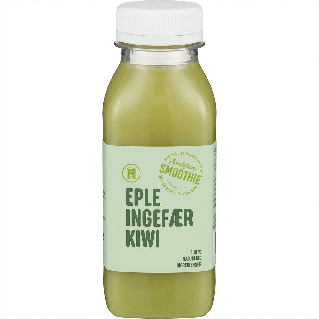 Eple Ingefær Kiwi Smoothie 250ml R
