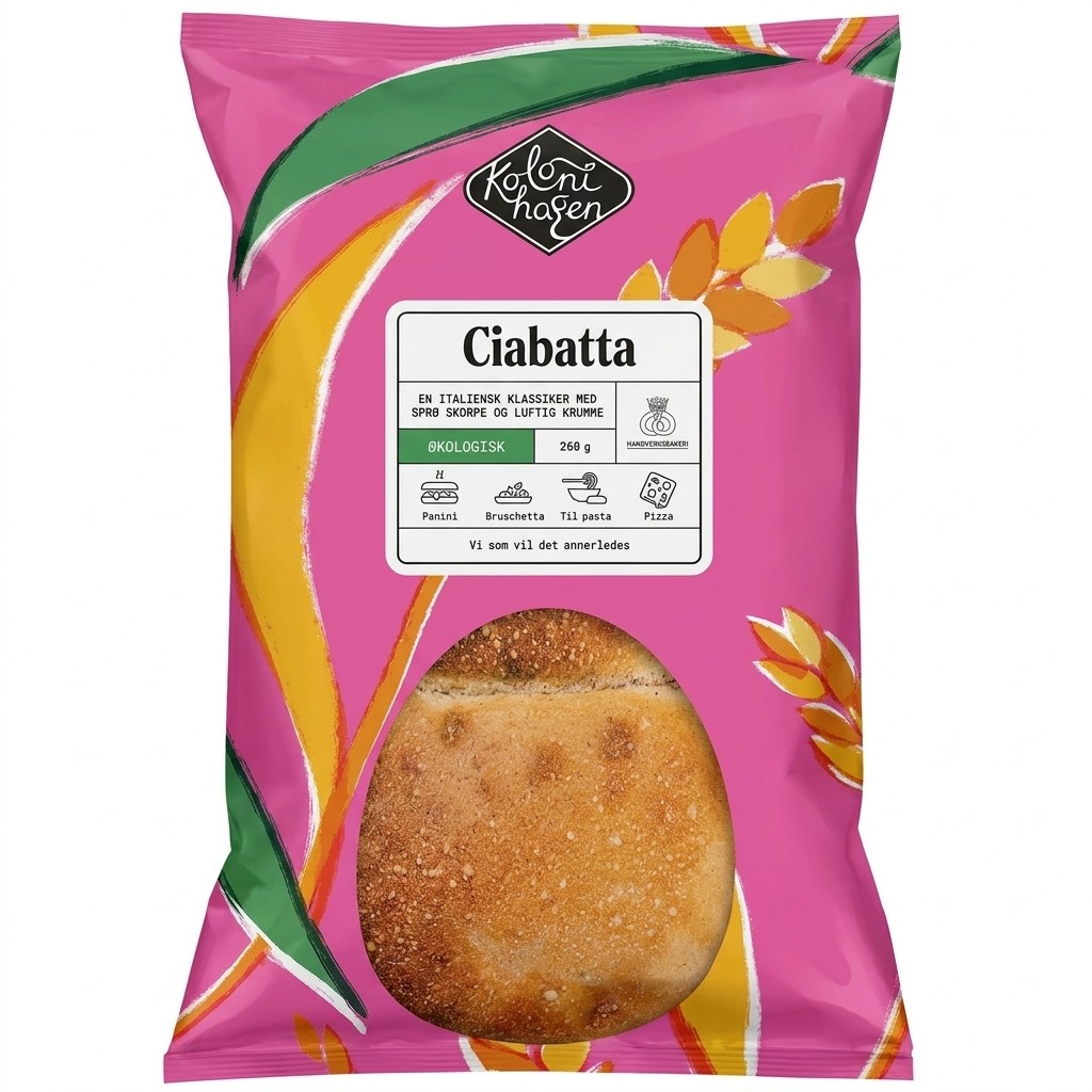 Ciabatta 260g Kolonihagen