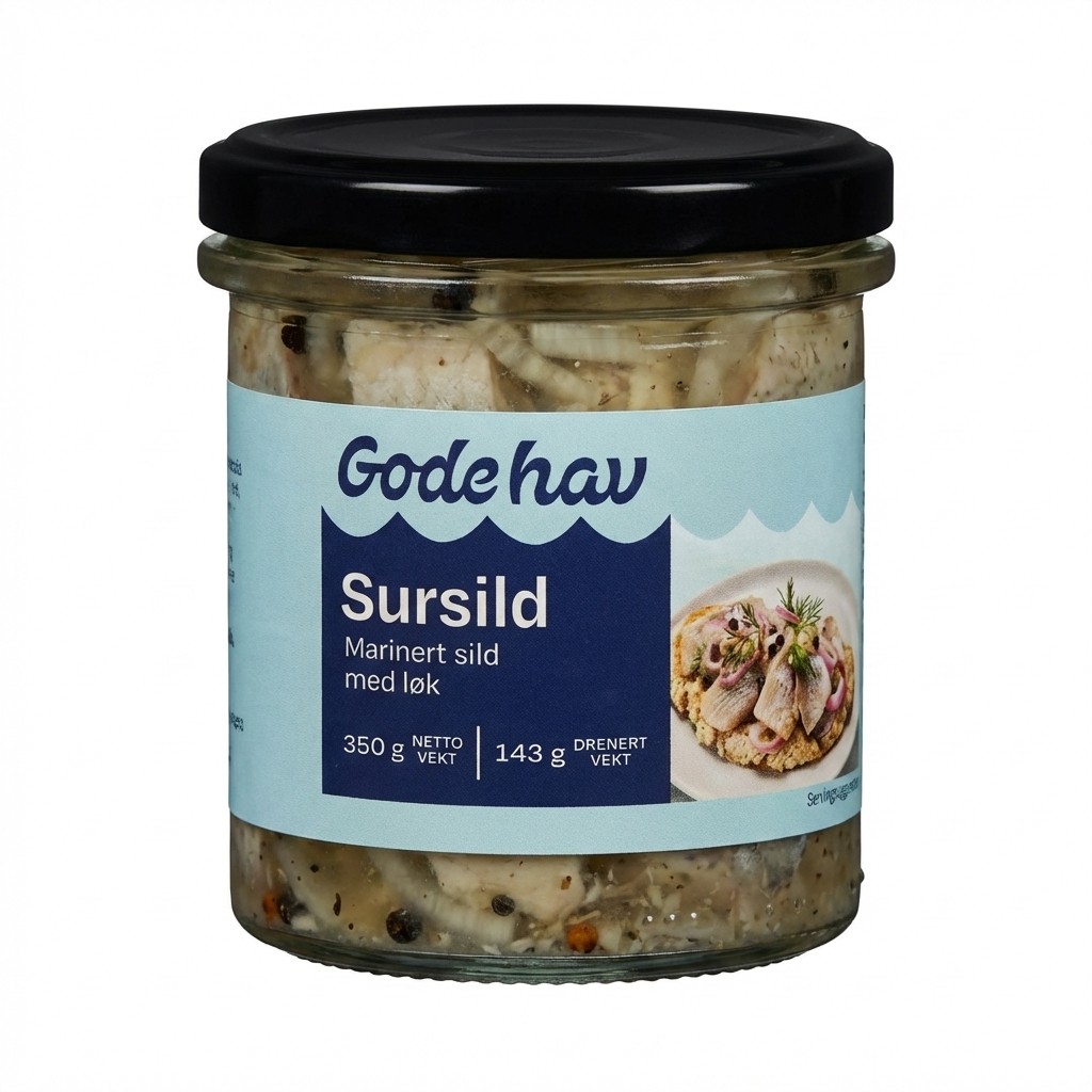 Sursild 350g Gode hav