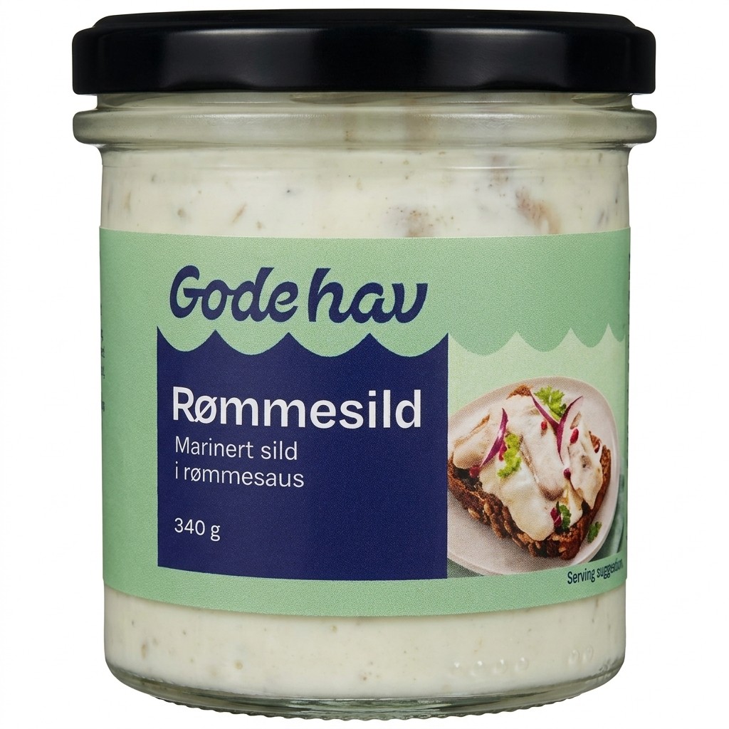 Rømmesild 340g Gode hav
