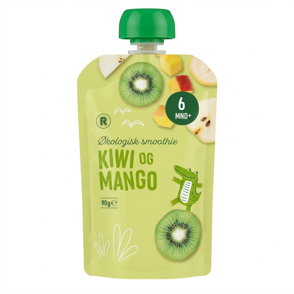 Økologisk Smoothie Kiwi og Mango 90g R
