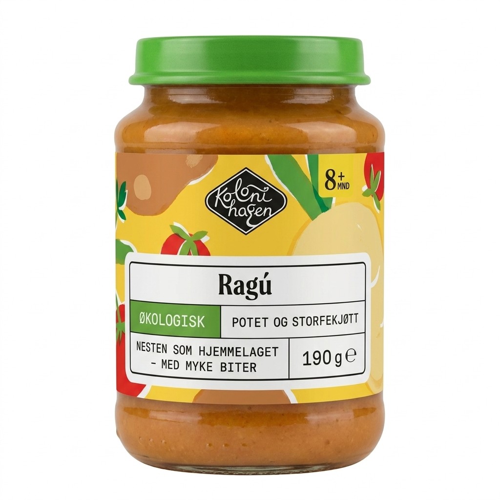 Ragú Potet og Storfekjøtt 190g Kolonihagen