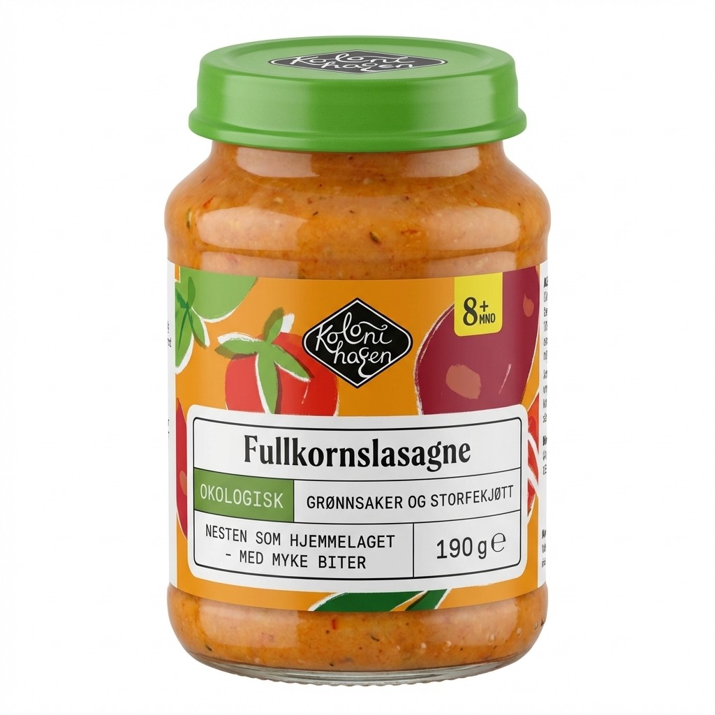 Fullkornslasagne 190g Kolonihagen